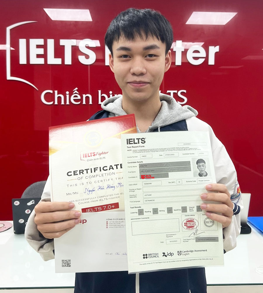 Hoàng Minh 7.0 IELTS