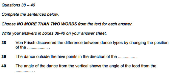 IELTS Reading - Dạng c&acirc;u hỏi Completing sentences