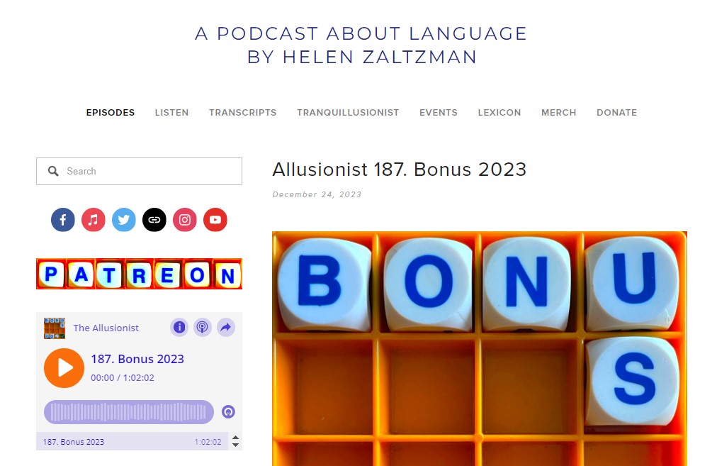 Kênh podcast The Allusionist