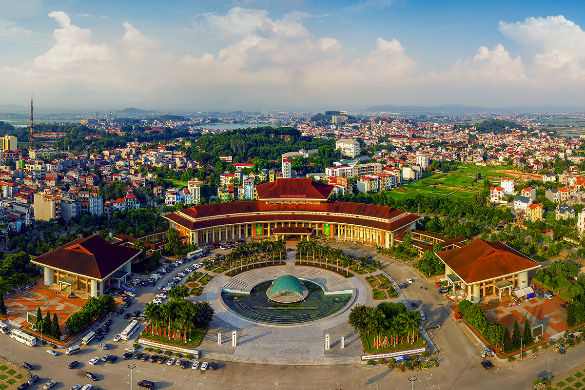 tỉnh Bắc Ninh từ trên cao