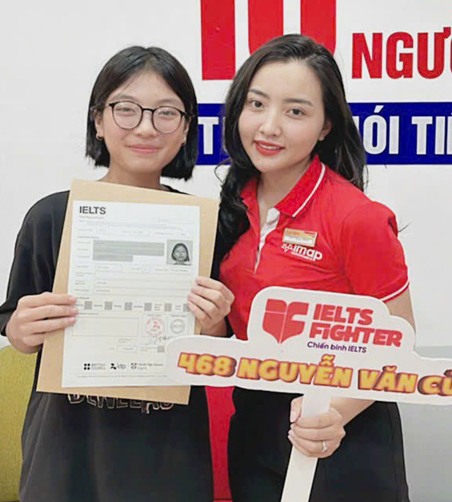 Minh châu 7.0 IELTS