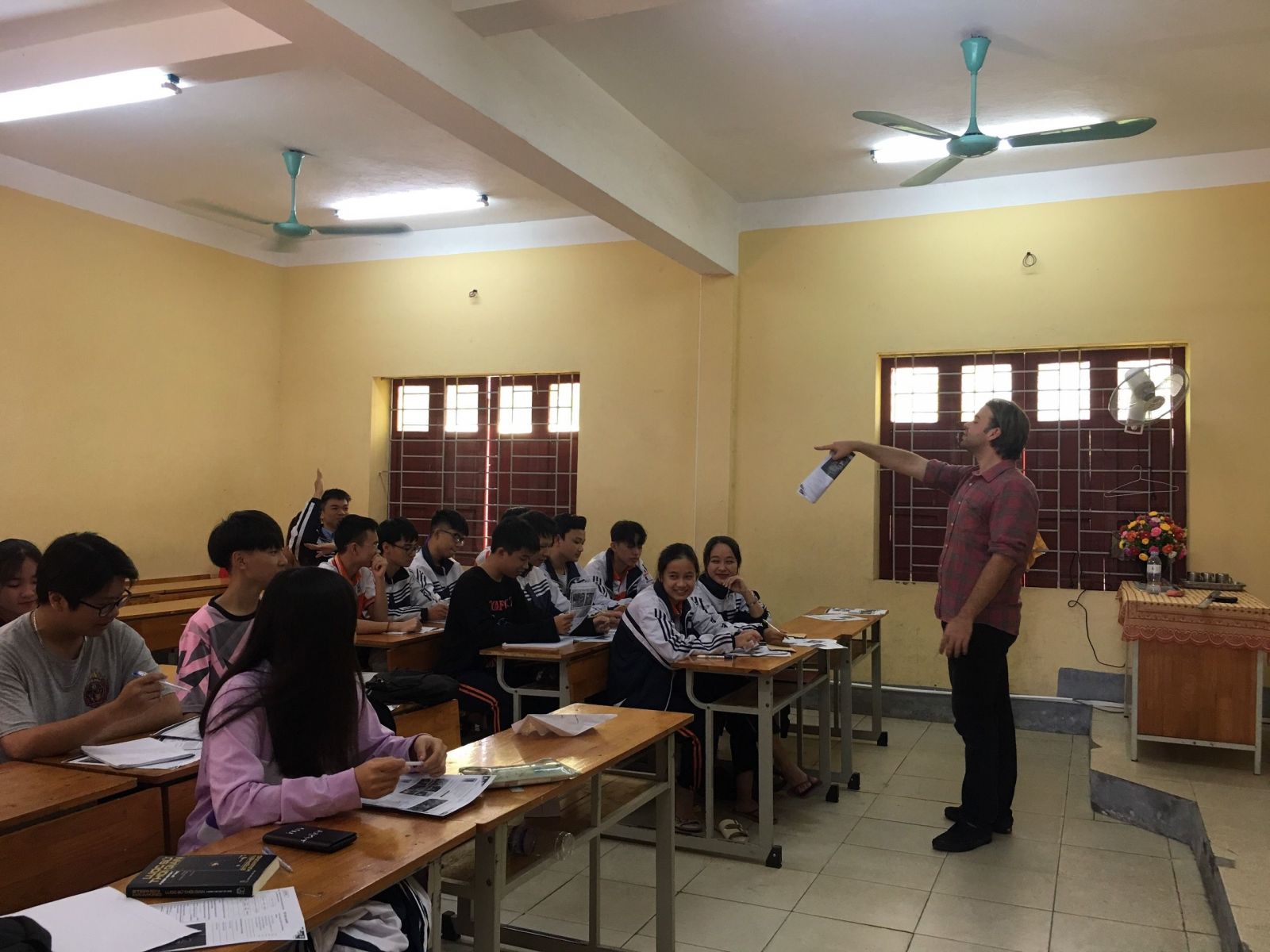 Cơ sở vật chất trường THPT Hà Huy Tập