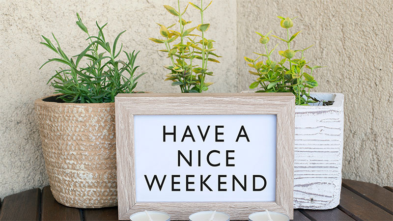 Speaking week, weekends 1