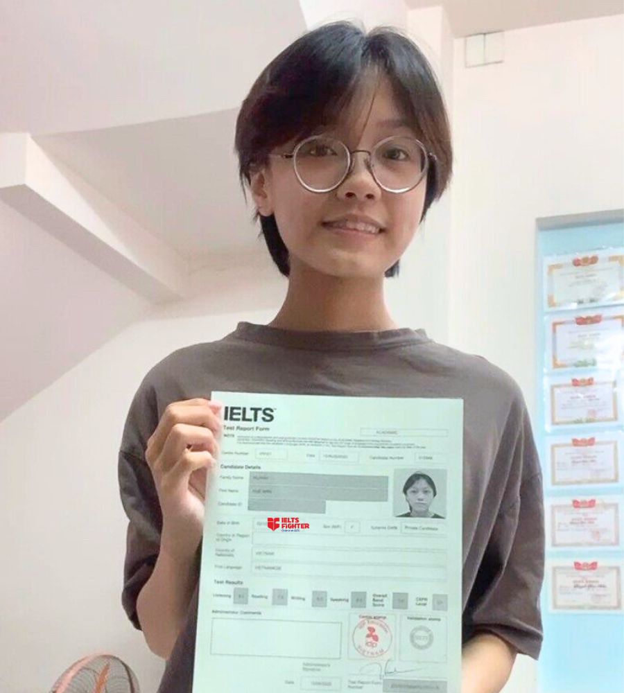 học viên IF Bà Hom "cán đích" 7.0 IELTS sau khoá học online
