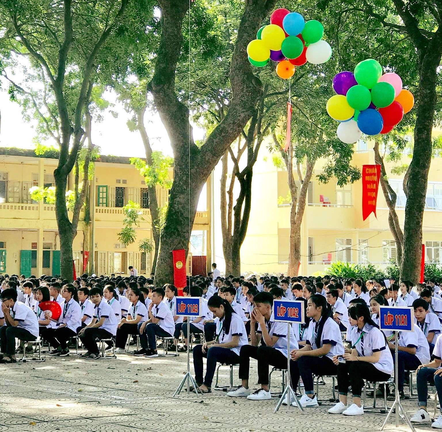 Không gian trường thpt nguyễn du thanh oai