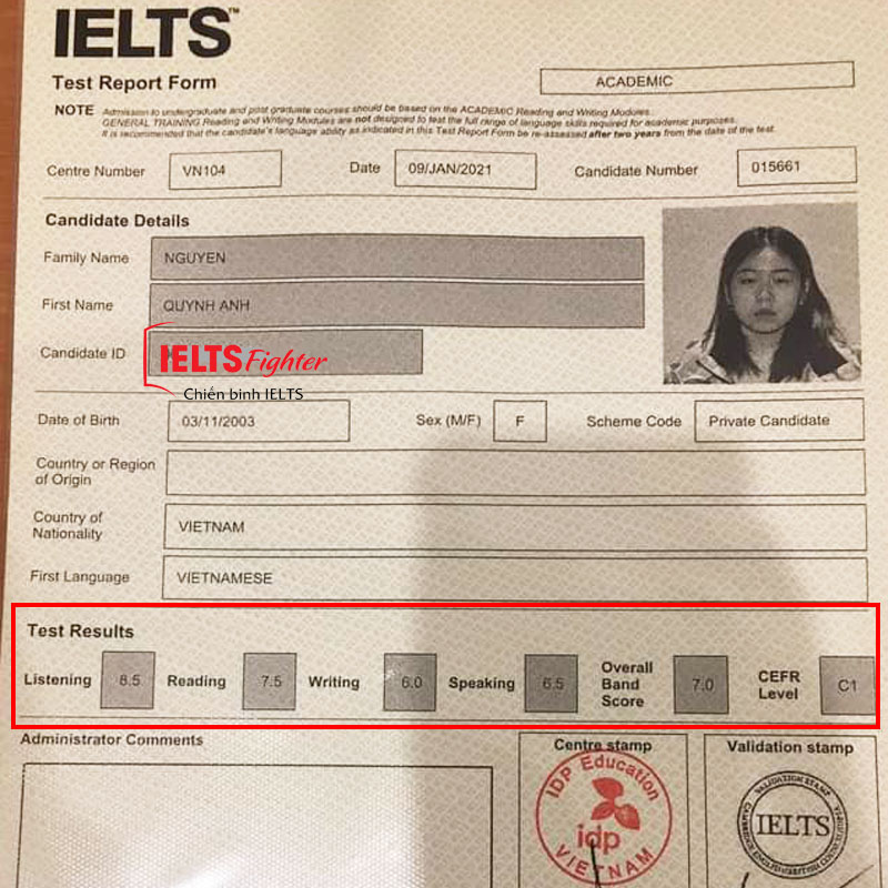 Kinh nghiệm luyện thi 7.0 IELTS - 1