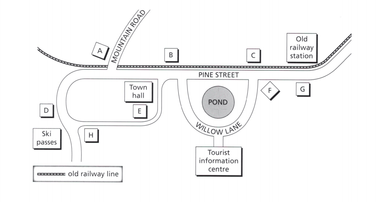 bài tập IELTS Listening map plan diagram labelling 3