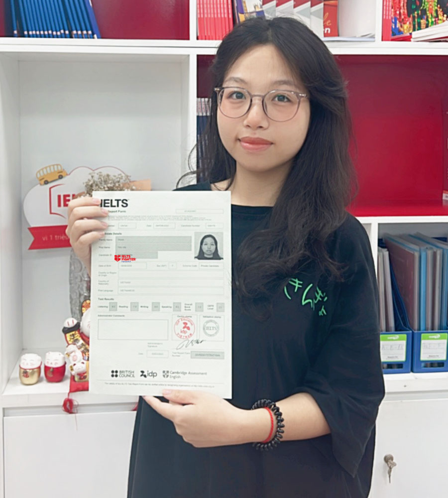 thu an 7.0 ielts