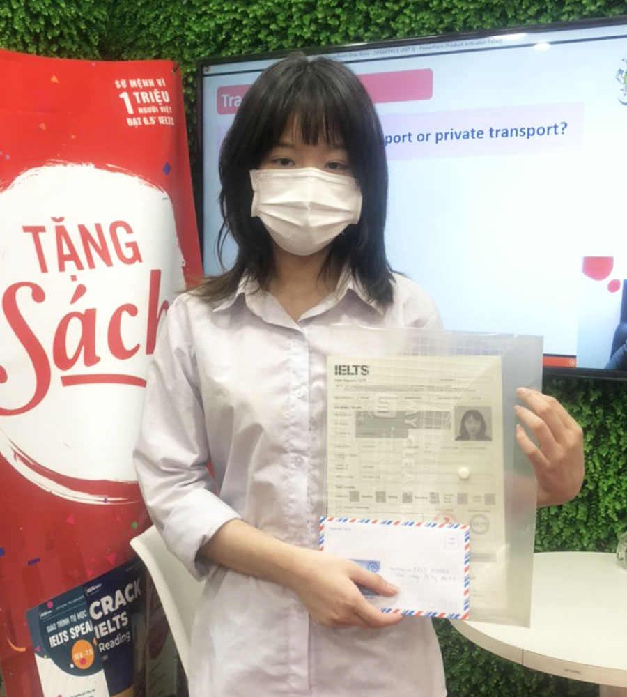hà my 8.0 ielts