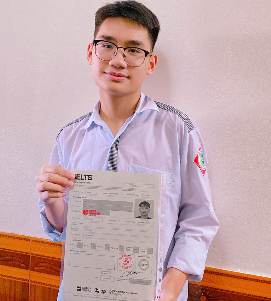 Phú Lương 7.5 IELTS