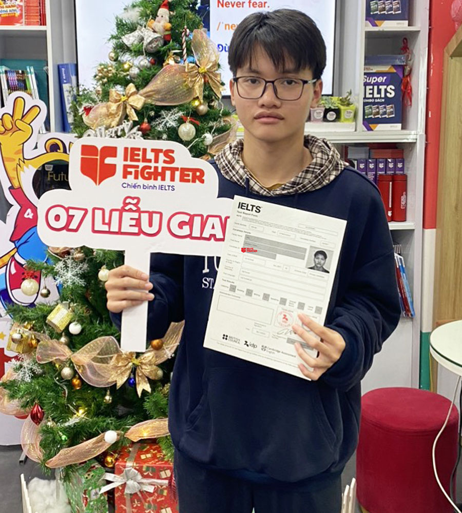Khánh toàn 7.0 IELTS