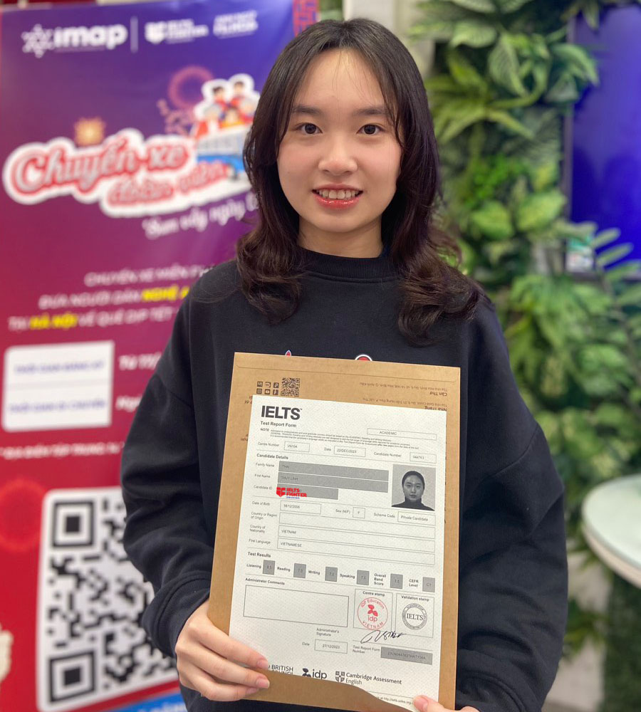 Thái Thuỳ Linh 7.5 IELTS
