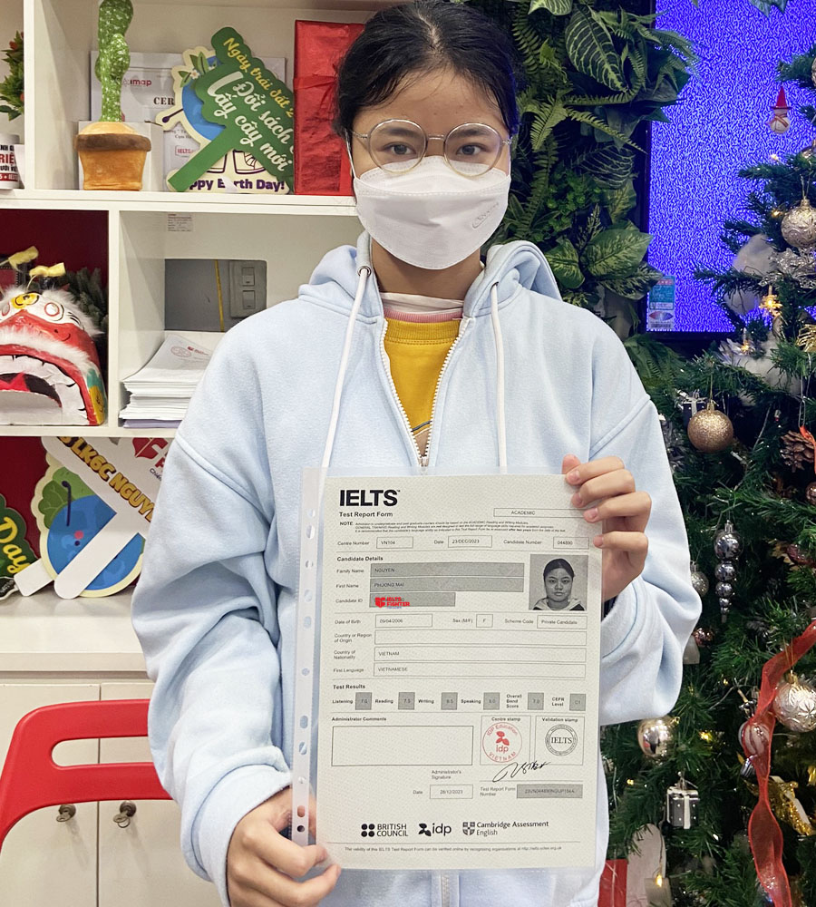 Phương Mai 7.0 IELTS