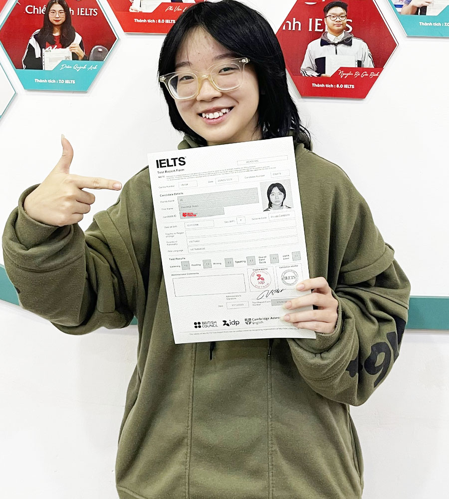 Phương Thảo 7.0 IELTS