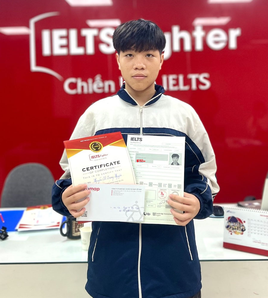 trọng nguyên 7.5 IELTS