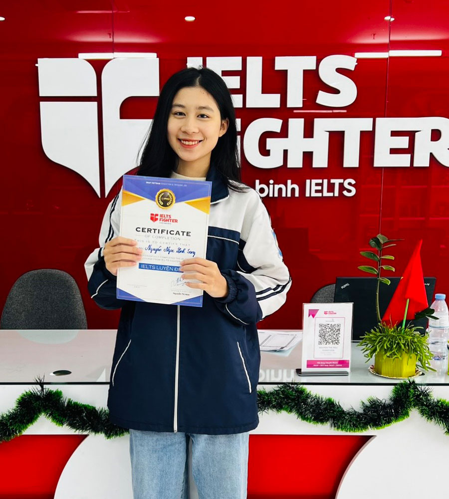 Linh sang 7.5 IELTS