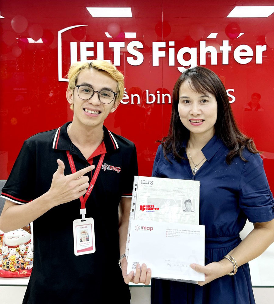 mẹ Tùng và ielts fighter