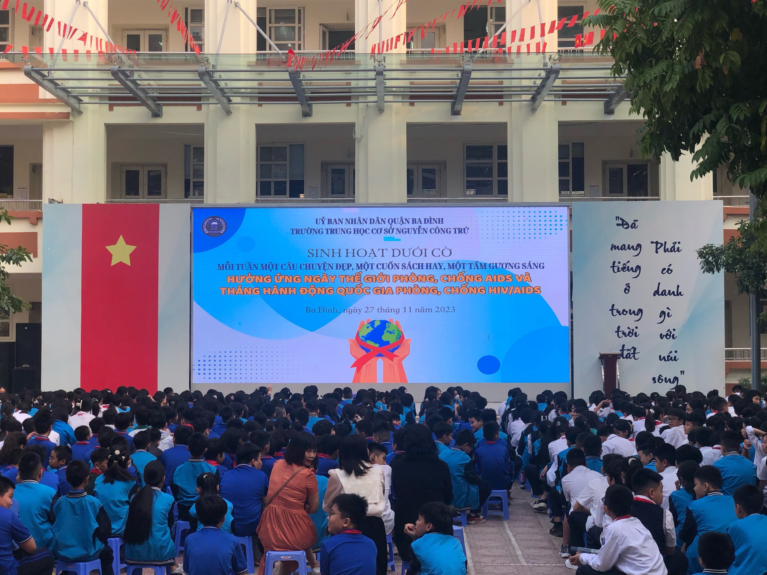 Hoạt động của trường THCS Nguyễn Công Trứ