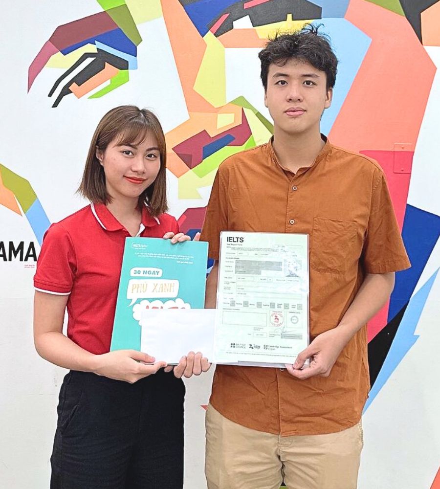 học viên Xuân Khôi và thành tích 8.0 Overall