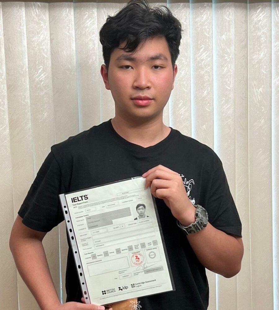 Tiến Đạt thành công cán đích 7.0 IELTS sau lớp học 1:1