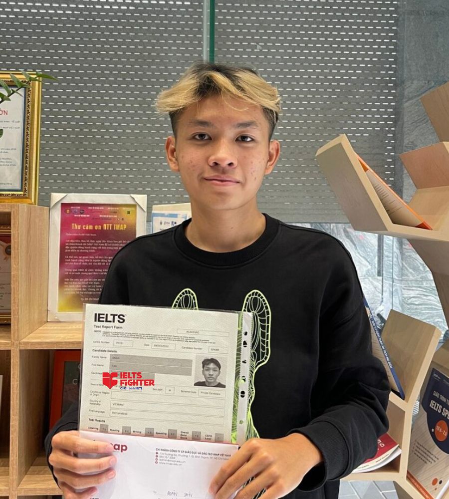 Đoàn Tân hoàn thành mục tiêu 7.0 IELTS của mình