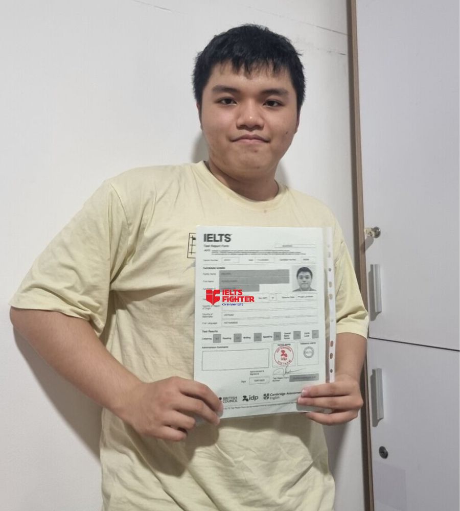 Học viên Hoàng Khang đạt 7.0 IELTS