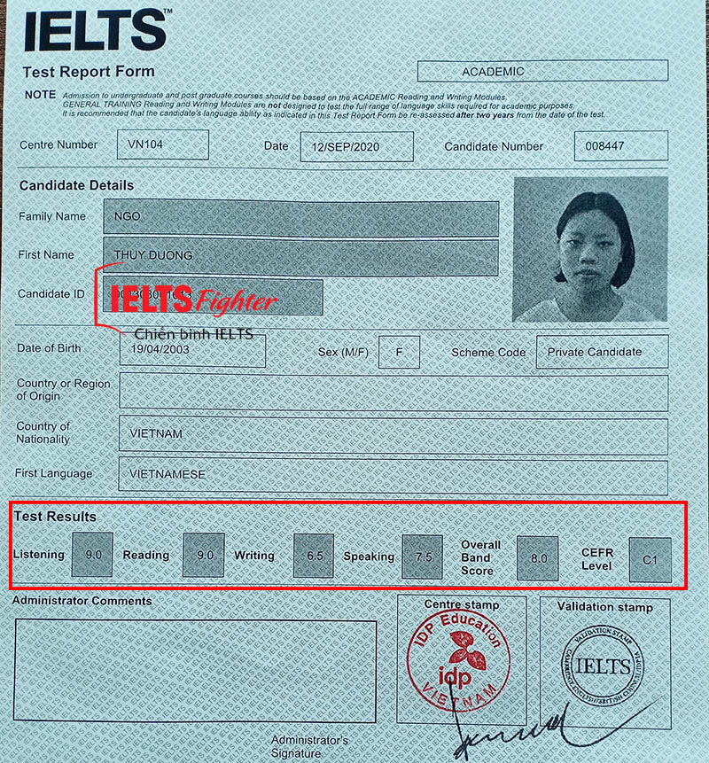 Kinh nghiệm học   8.0 ielts của thùy dương 1