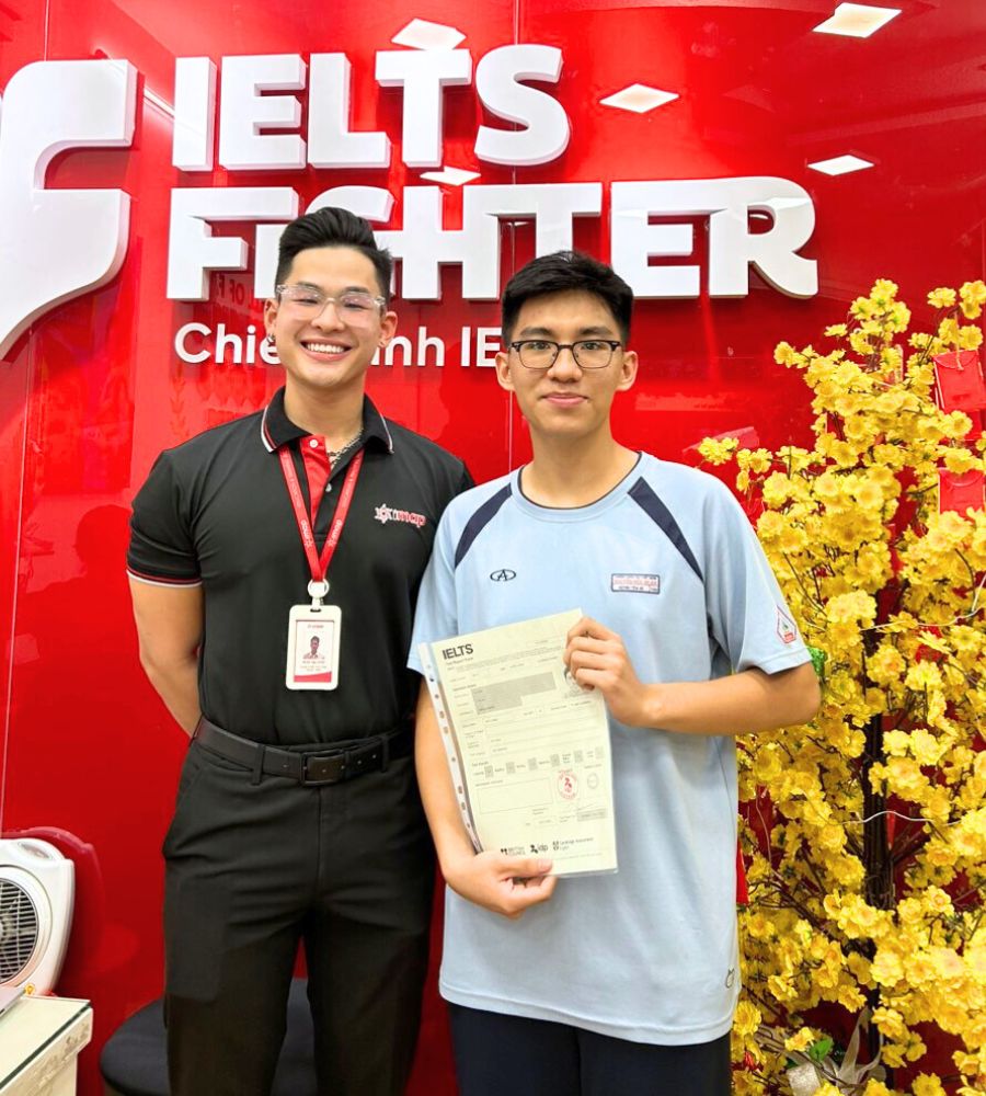 Học viên Tôn Vũ chinh phục 7.5 IELTS ngay lần thi đầu