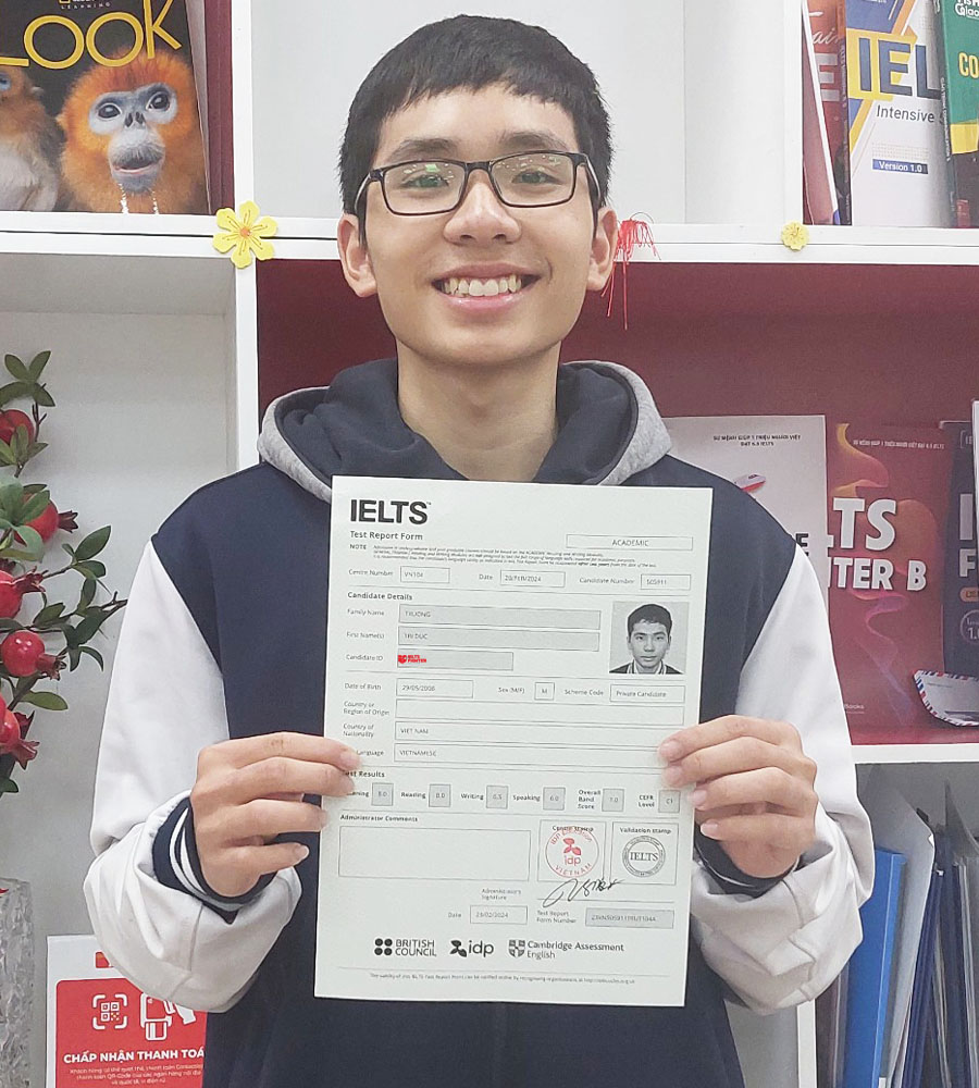 Trí đức 7.0 IELTS