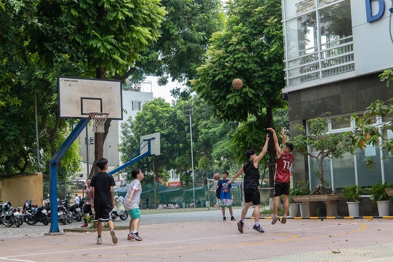 Sân bóng rổ Học viện Ngân hàng