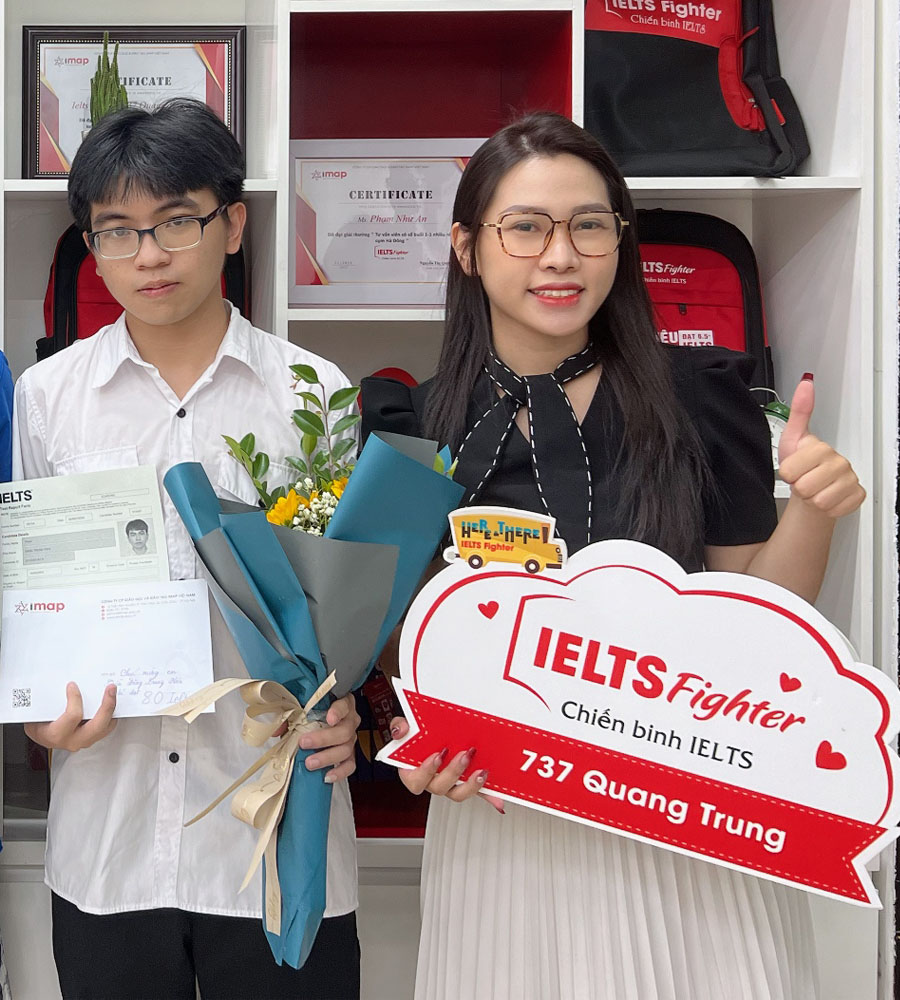 trung kiên 8.0 IELTS